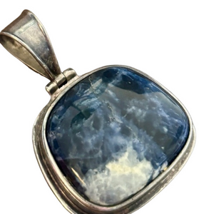 Silpada Sodalite Silver Pendant S0742